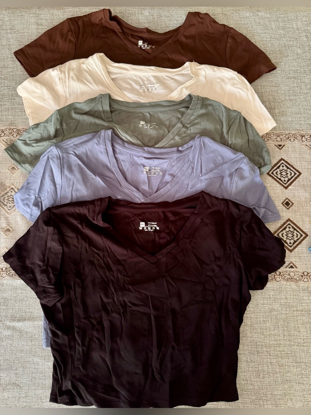Set of 5 crop tops NWOT
